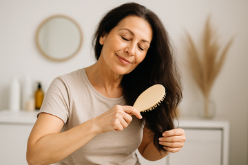 O verdadeiro problema não são os fios brancos, é a dependência da tintura.