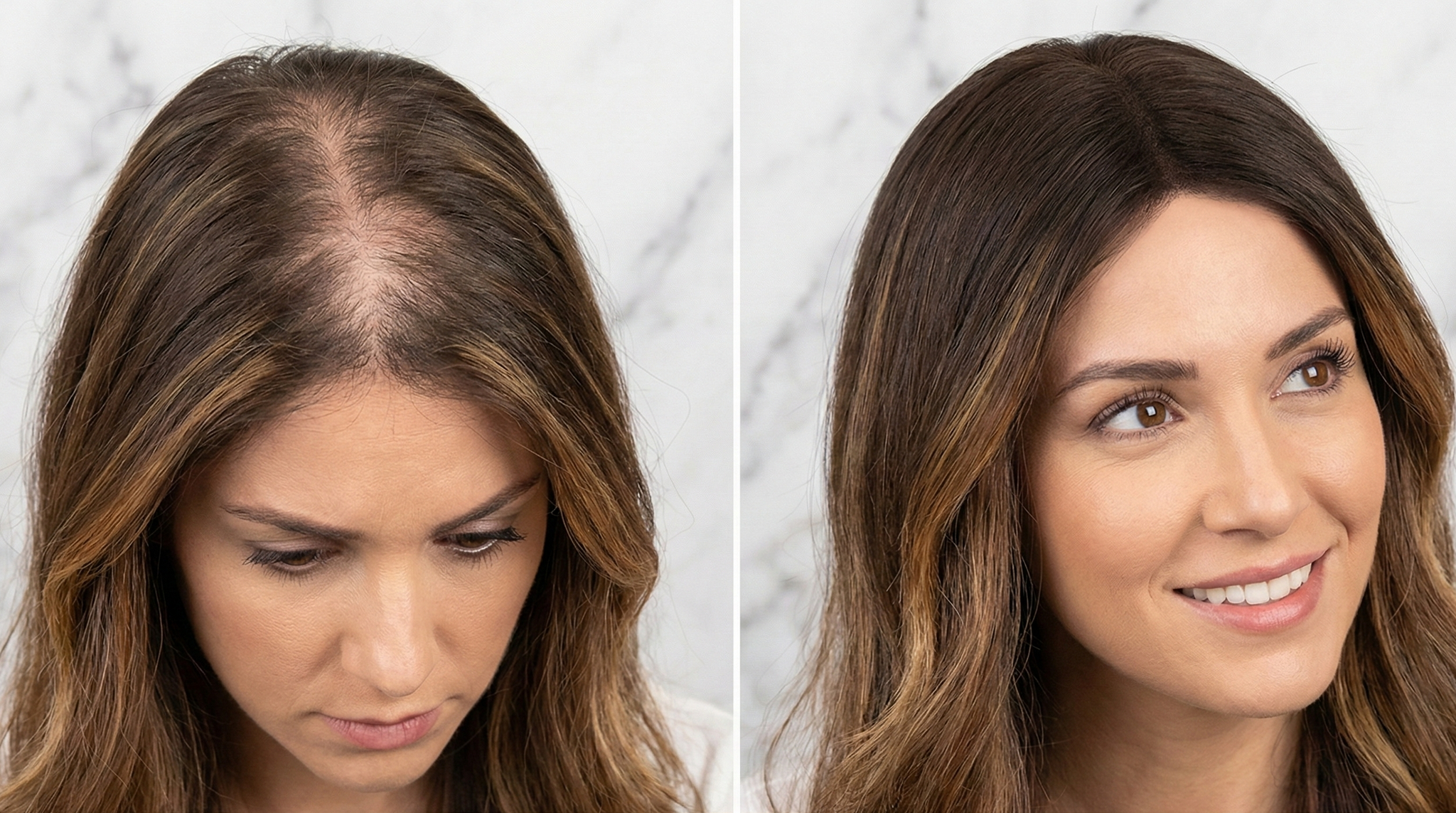 Como Disfarçar Áreas Ralas no Cabelo Causadas por Estresse e Mudanças Hormonais